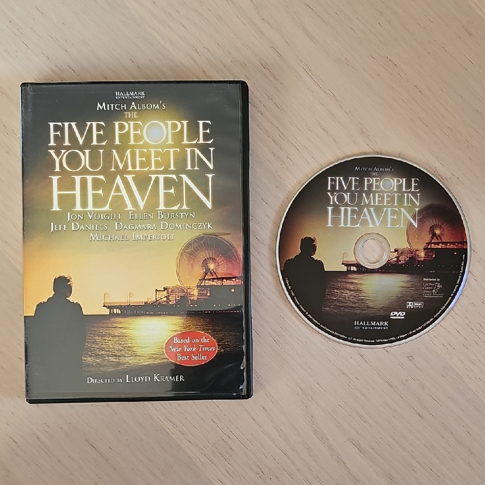 Hallmark Black and Gold DVD - The Five People You Meet in Heaven